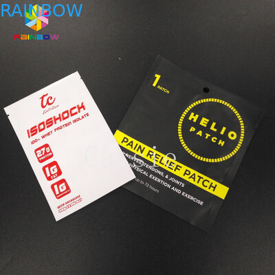 Mylar Pouch Grip Seal Bags Penyimpanan Food Grade Kosmetik Tea Powder Sampel Giveaway