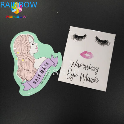 Laminasi PE PET Aluminium Foil Pouch Kemasan Masker Wajah Tas Plastik Dengan CMYK Gravure