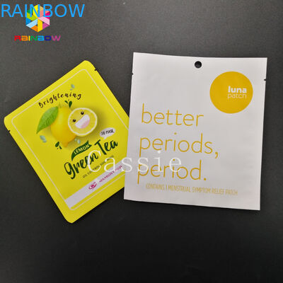 Muti Desain Grip Lock Bags Tiga Sisi Panas Segel Food Grade Aluminium Foil Mylar Vacuum Kantong