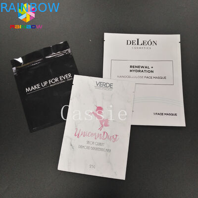 Kustom Grip Seal Bags Kosmetik Aluminium Foil Vakum Masker Wajah Kemasan Dilaminasi