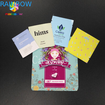 Premium Mylar Pouch Kantong Plastik Kemasan Foil Open Top Bags Sebagai Sampel