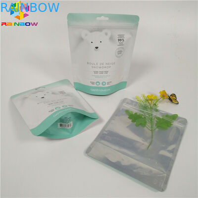 Body Scrub Foil Packaging Bags Colorful Printed Moisture Proof Zip Lock Stand Up Pouch