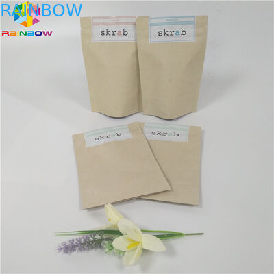 Kantong Kertas Khusus Food Grade Berdiri Kemasan Lulur Tubuh Daur Ulang