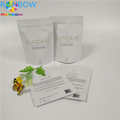 Kantong Kunci Zip, Kantong Kertas Kraft Kustom Cetak, Pengikis Biodegradable, Bukti Kelembaban