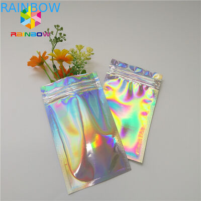 Reusable Mylar Ziplock, Kemasan Kosmetik, Pencetakan Hologram Laser Gravure