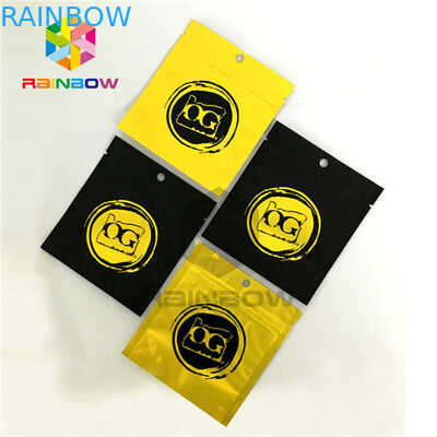 Panas Disegel Foil Kantung Kemasan Disesuaikan Matte Plastik Tas Gravure Printing