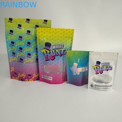 Disesuaikan Matte Herbal Dupa Kemasan Kantong Plastik Digital Dicetak Mylar Zip Lock