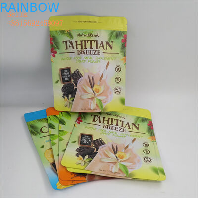 Kustom Dicetak Kantong Zipper Berdiri Sendiri untuk Kemasan Makanan Tas Kemasan Food Grade Untuk Kacang