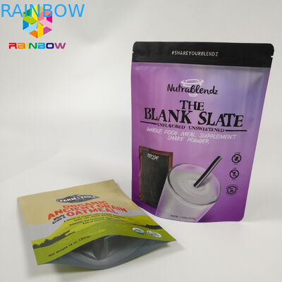 Tas Snack yang Dapat Ditutup Ulang Kemasan Aluminium Foil Stand Up Doypack Zip Lock Pouch