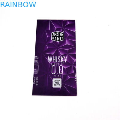 Label Tahan UV Menyusut Lengan Tahan Air Berwarna-warni Untuk Label Botol Air Plastik