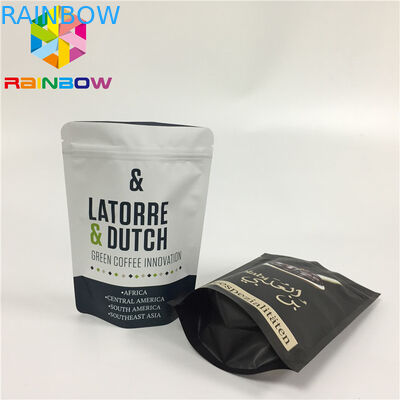 Kemasan Laminated Foil Pouch Zipper Zipper Stand Up Pouch Dengan Gravure Printing