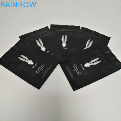 250 Gram Matte Hitam Makanan Kemasan Film Stand Up Coffee Bags Persetujuan FDA SGS