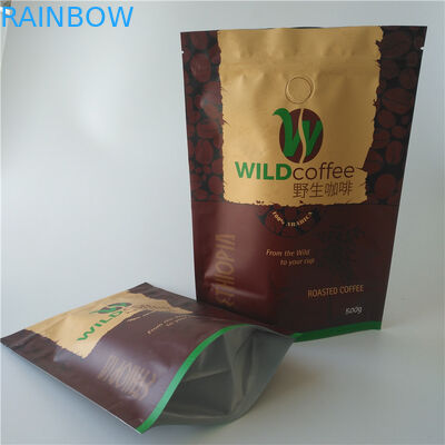 Kustom Dicetak Aluminium Foil Stand Up Pouch Didaur Ulang Matte Finish Persetujuan SGS SGS