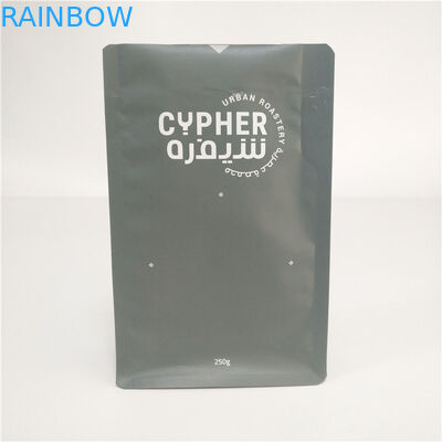 100g 250g 340g 500g 1 kg 2 kg 4 kg 8 sisi tas ziplock saudi arabia tas kopi dengan ritsleting air mata mudah / degassing valve