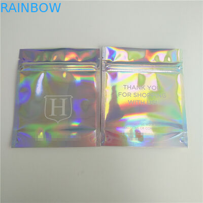 Stand Up Kantong Kosmetik Tas Makeup Mode Clear Shinny Bag Pouch Holographic Hologram