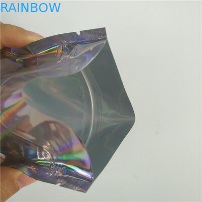 Stand Up Kantong Kosmetik Tas Makeup Mode Clear Shinny Bag Pouch Holographic Hologram