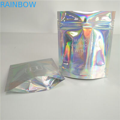 Stand Up Kantong Kosmetik Tas Makeup Mode Clear Shinny Bag Pouch Holographic Hologram