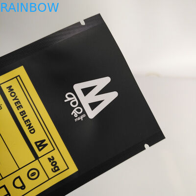 1 kg 500 gram 250 gram Stand Up Black Matte Coffee Packaging Bags Dengan Top Zipper dan Aluminium Foil Inside Bags