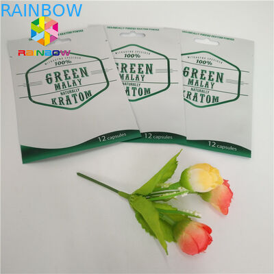 Tahan Anak Berdiri Ritsleting Kantong Tas CBD Herbal Kemasan Gravure Printing rami