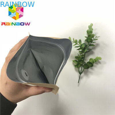 Aluminium Foil Stand Up Pouch Bags, Ziplock Stand Up Pouches Pencetakan Gravure Dengan Valve