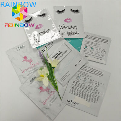 Kemasan kantong plastik cetak kustom tiga sisi segel panas dengan air mata takik