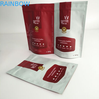 Kemasan Tas Matte Sealable, Stand Up Pouch Bags 500 Gram Untuk Kemasan Kopi