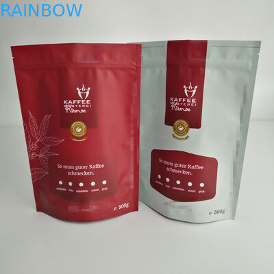 Kemasan Tas Matte Sealable, Stand Up Pouch Bags 500 Gram Untuk Kemasan Kopi