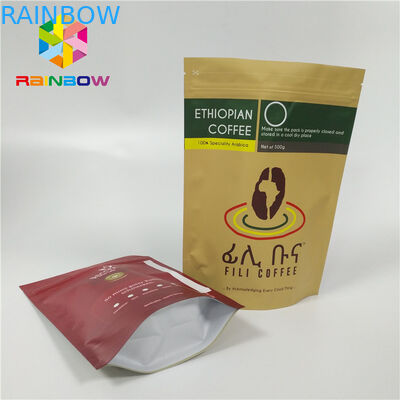 Bahan Laminasi Makanan Kantong Plastik Kemasan Aluminium Foil Dengan Katup