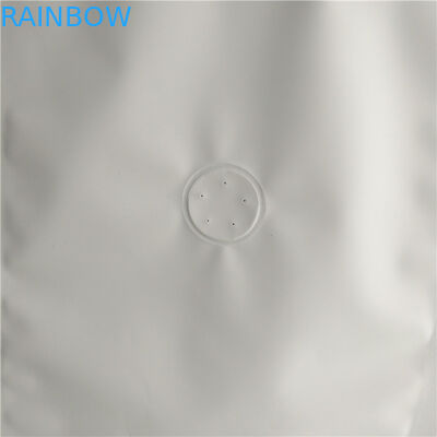 Tas Bawah Rata Makanan Kemasan Film Pencetakan Putih Polos Atas Mengisi Dengan Katup Udara