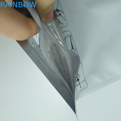 3 Side Seal Matte Stand Up Pouch Packaging, Stand Up Zipper Pouch Children Proof