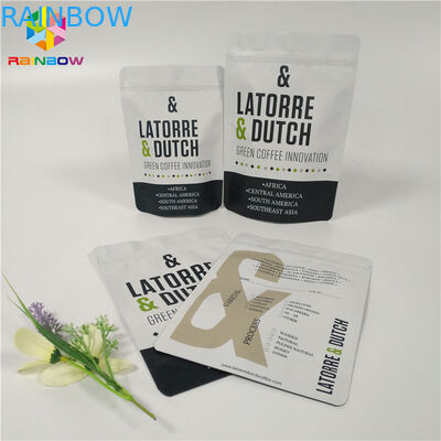 Aluminium Foil Pouch Packaging Ziplock Reclosable Valve Coffee Bag Gravure Percetakan