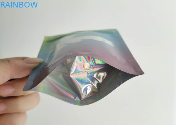 Bau Kantong Plastik Kemasan Weed Runtz Bag Gravure Mencetak Dengan Jendela Jelas