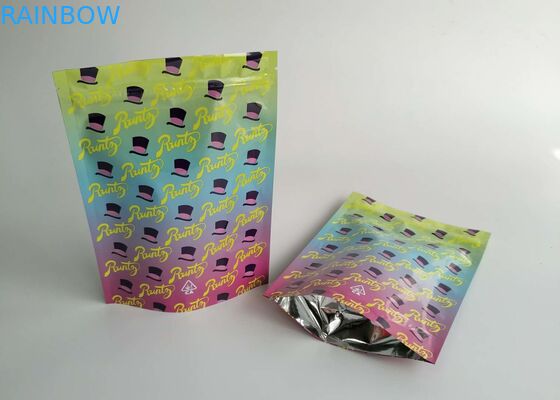 Runtz Mylar Aluminium Foil Stand Up Pouch, Plastik Zipper Pouch Gravure Printing
