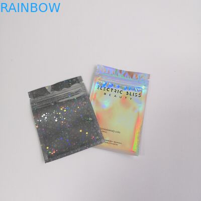 Tas Kosmetik Grip Seal Twinkling Stars Laser Film 30-150 Micron Thickness