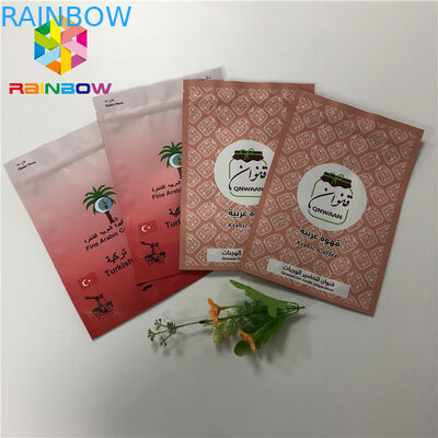 Reusable Stand Up Foil Pouch Kemasan Colorful Aluminium Foil Coffee Bag Dengan Ziplock