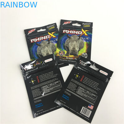 Tiga Sisi Segel Berdiri Kantong Kopi Plastik Mylar Zip Lock Tembakau Gulma Kemasan