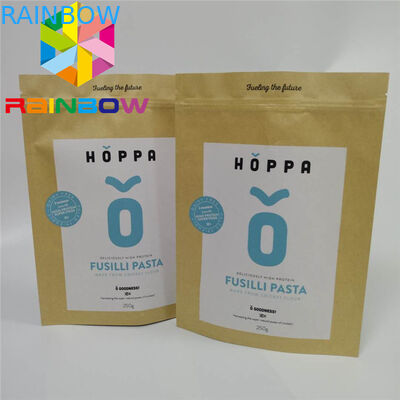 Kopi Gulma Stand Up Pouch Bags Kustom Dicetak Kertas Kemasan Kertas Kraft