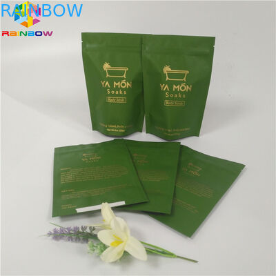 Garam Foil Kantong Kemasan Zipper Top Stand Up Ziplock Bath Salt Bag Aluminium Foil