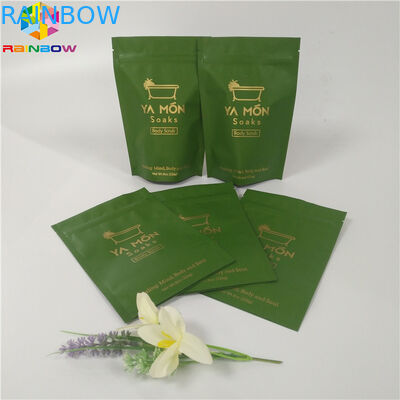 Garam Foil Kantong Kemasan Zipper Top Stand Up Ziplock Bath Salt Bag Aluminium Foil