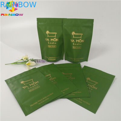 Garam Foil Kantong Kemasan Zipper Top Stand Up Ziplock Bath Salt Bag Aluminium Foil