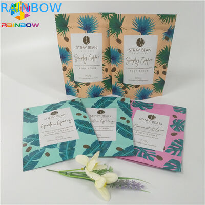 Reclosable Matt Finish Tas Stand Up Pouch, Tas Kemasan Kunci Zip Untuk Lulur