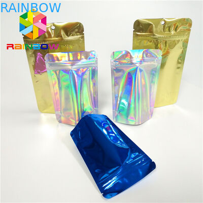 Holographic Laser 3d Tampilan Tas Hologram Hologram Perpindahan panas Vinyl Pouch