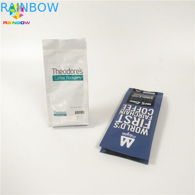 Kemasan Biji Kopi Bubuk Cetak Stand Up Kantong Plastik Untuk Kemasan Kacang Kering
