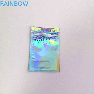 Gravure Pringting Stand Up Aluminium Foil Bag Hologram Packaging Bag Untuk Kosmetik