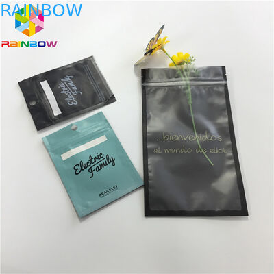 Transparan Kantong Plastik Depan Bening Kemasan Aluminium Foil Kembali Weed Mylar Bag