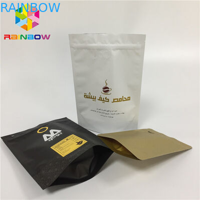 Gravure Printing Stand Up Zipper Pouch Bags Air Mata Notch Line Zip Lock Laminated Foil