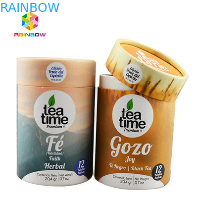 Daur Ulang Dicetak Botol CBD Kotak Kertas Kemasan Karton Kertas Tabung Bahan Laminasi