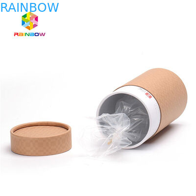 Daur Ulang Dicetak Botol CBD Kotak Kertas Kemasan Karton Kertas Tabung Bahan Laminasi