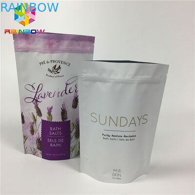 Matte Aluminium Foil Stand Up Zipper Pouch Bags Untuk Paket Makanan Kering