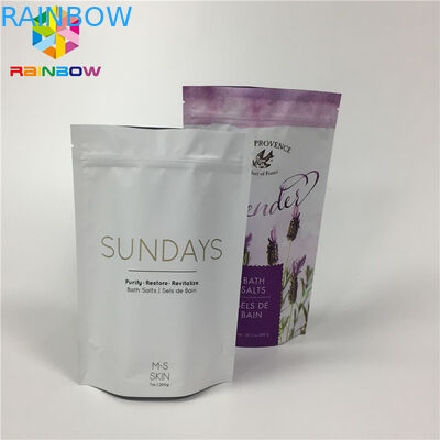 Matte Aluminium Foil Stand Up Zipper Pouch Bags Untuk Paket Makanan Kering